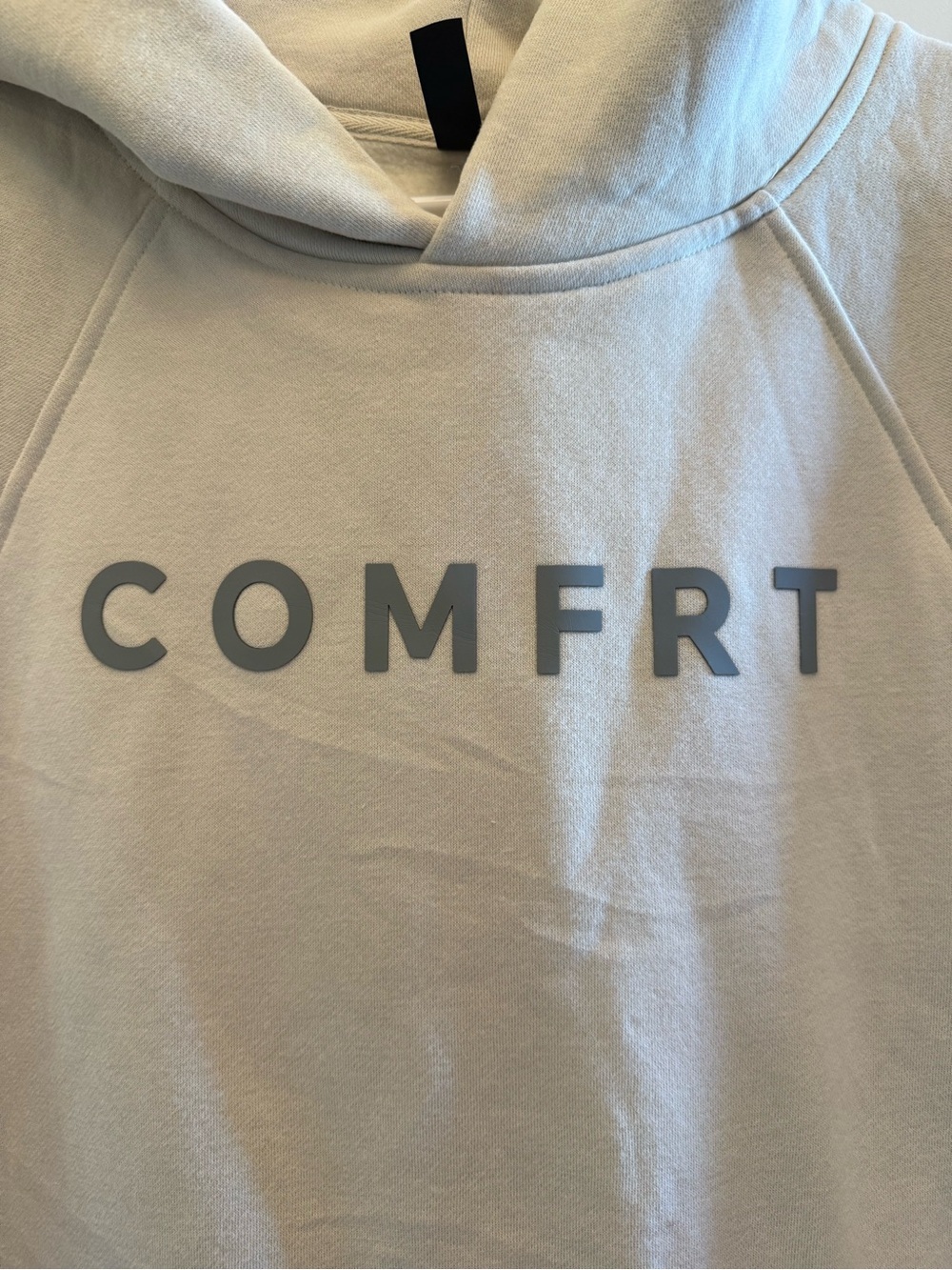 COMFRT Unisex Heavyweight Hoodie M Beige CloudTouch Oversized Weighted Pullover